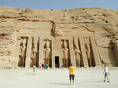 Hathor's temple at Abu Simbel