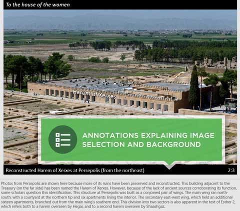 Annotations in Esther Photo Companion to the Bible